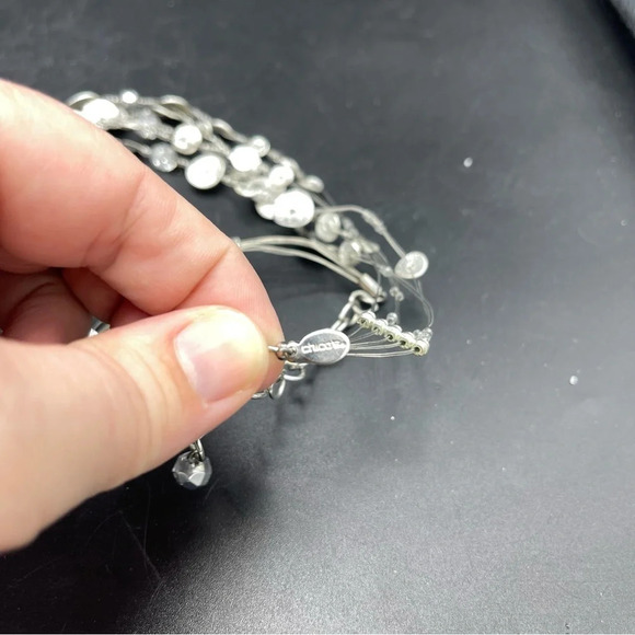 Chicos five strand choker necklace Silver Color - Picture 4 of 5
